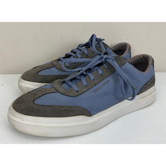 Men Cole Haan GrandPro Rally T-Toe canvas suede sneakers shoes, 9.5M - Picture 1 of 7
